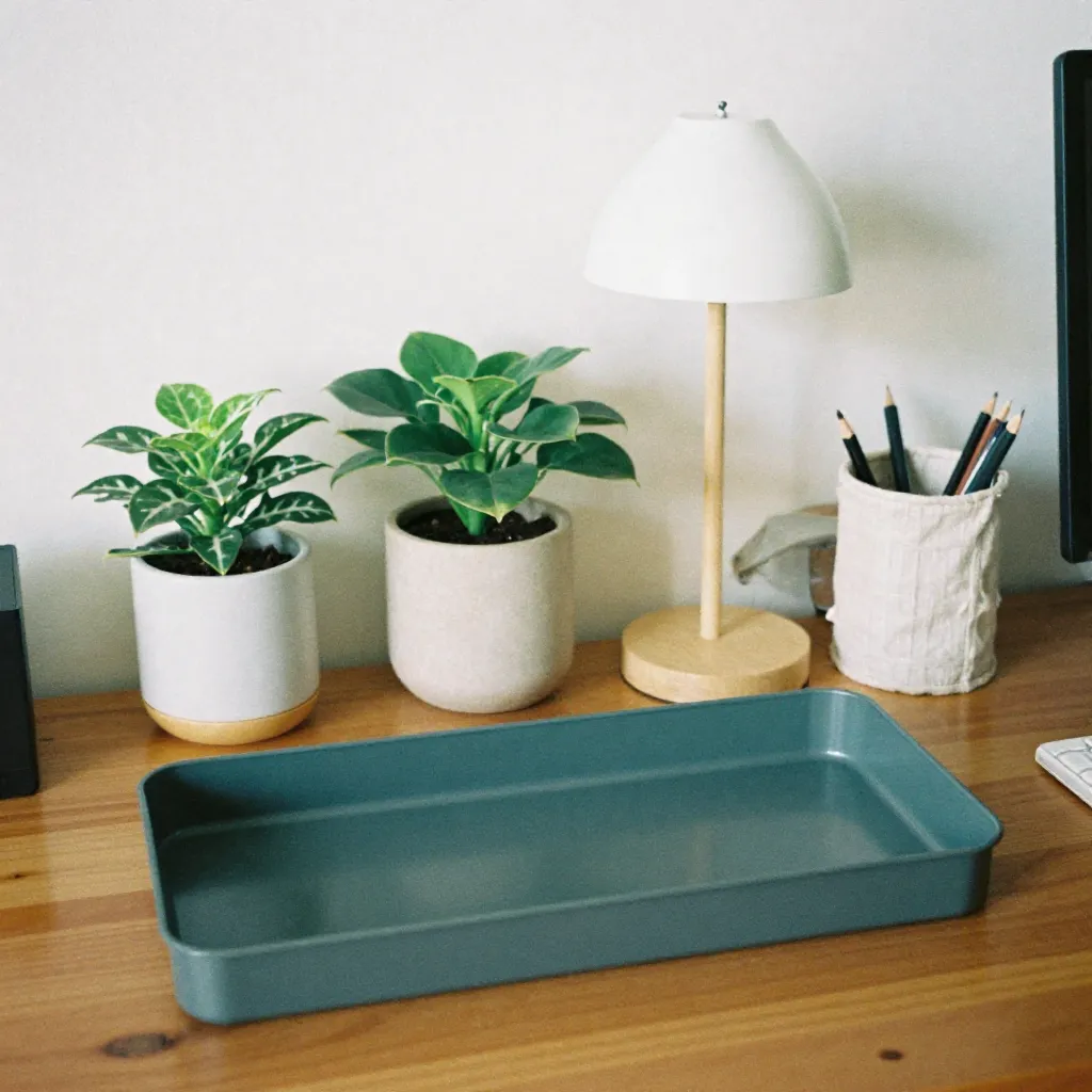 Recycled paper storage boxes in natural tones